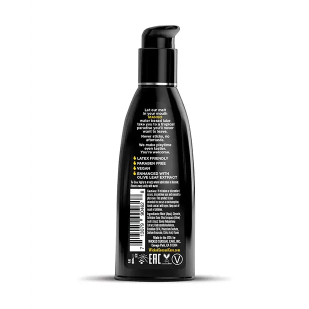 Wicked Sensual Care Water Based Lubricant, 2 oz Mango