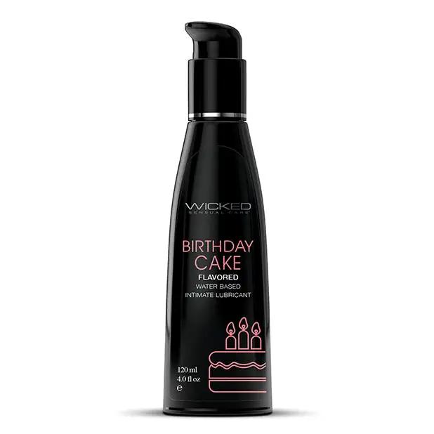 Wicked Sensual Care Water Based Lubricant, 4 oz Birthday Cake