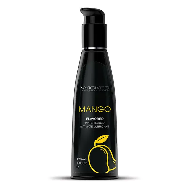 Wicked Sensual Care Water Based Lubricant, 4 oz Mango