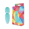 Wild Pop Vibe Mini Wand - Aqua - Massage Products