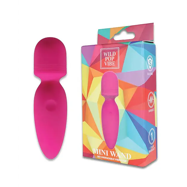 Wild Pop Vibe Mini Wand - Pink - Massage Products