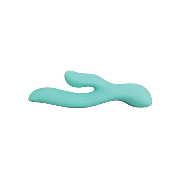 Wild Pop Vibe Molly Rabbit Dual Vibrator - Aqua - Vibrators