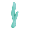 Wild Pop Vibe Molly Rabbit Dual Vibrator - Aqua - Vibrators