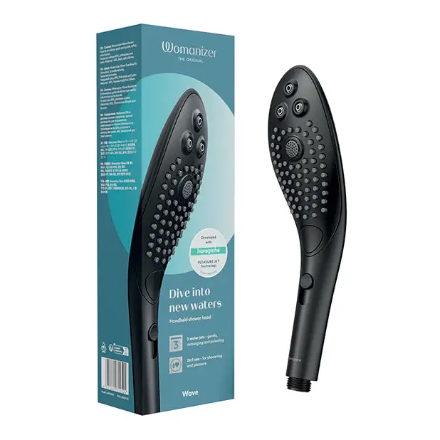 Womanizer Wave Shower Head, Black