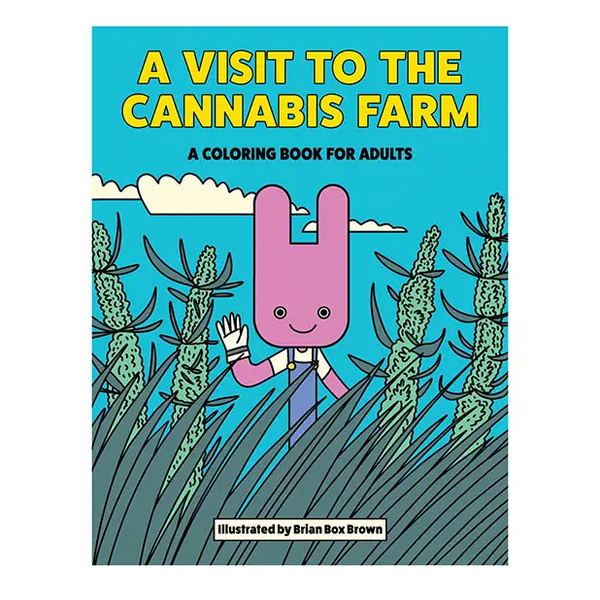 Wood Rocket A Visit to the Cannabis Farm Coloring Book - Novelties