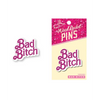 Wood Rocket Bad Bitch Enamel Pin