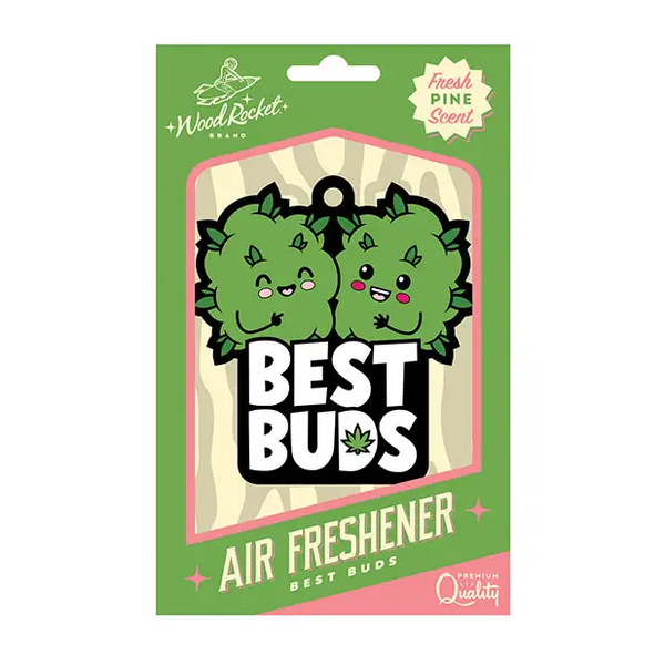 Wood Rocket Best Buds Air Freshener - Pine - Novelties
