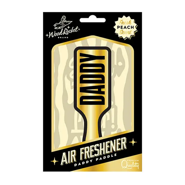 Wood Rocket Daddy Paddle Air Freshener - Peach - Novelties