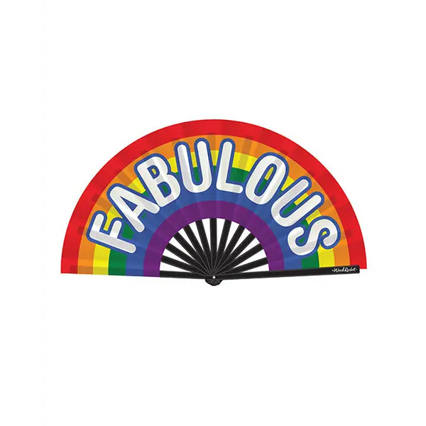 Wood Rocket Fabulous Fan - Rainbow - Novelties