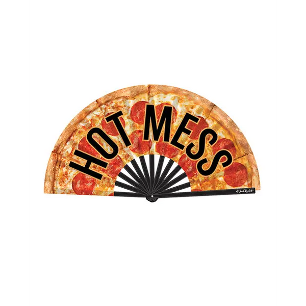 Wood Rocket Hot Mess Fan - Multi-Color - Novelties