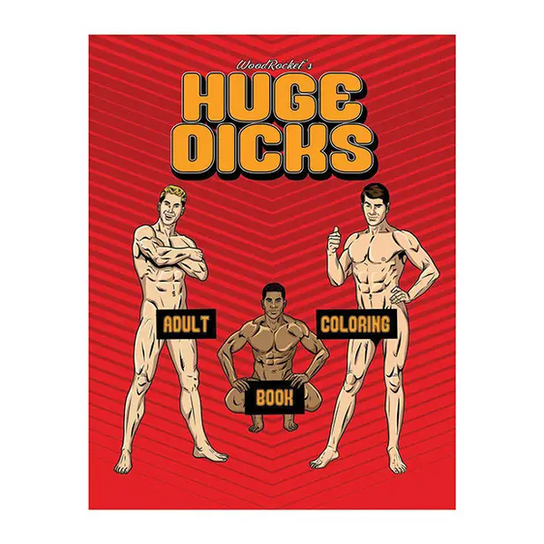 Wood Rocket Huge Dicks Adult Coloring Book - Novelties