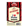 Wood Rocket I Love Butts Air Freshener - Apple