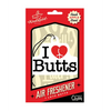 Wood Rocket I Love Butts Air Freshener - Apple