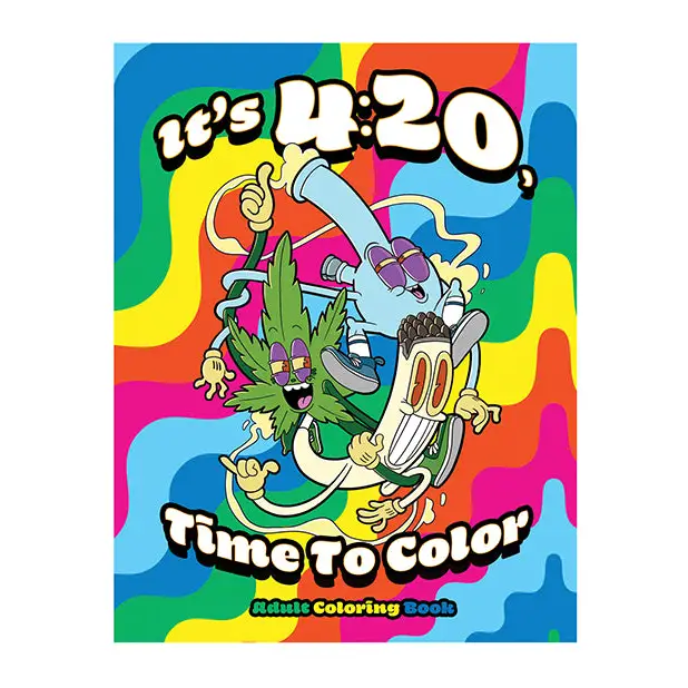 Wood Rocket It's 4:20 Time to Color