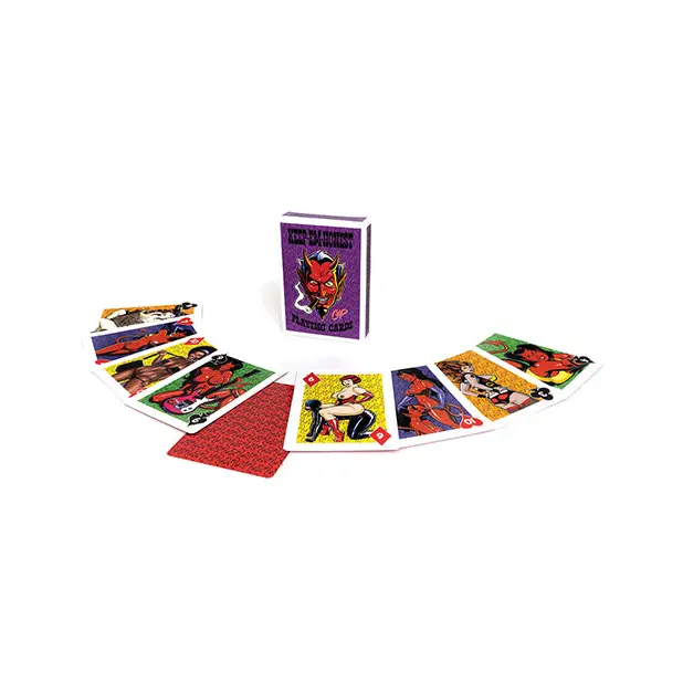 Wood Rocket Keep Em Honest Playing Cards