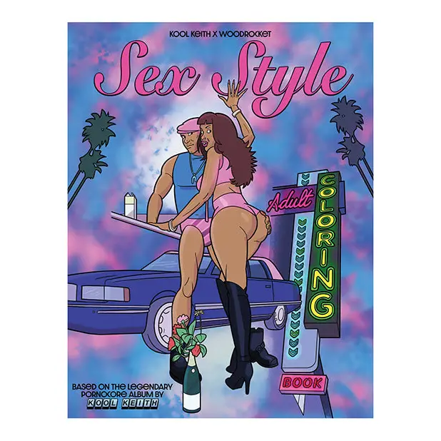 Wood Rocket Sex Style Adult Coloring Book