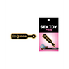 Wood Rocket Sex Toy Queen Paddle Large Pin, Black/Gold