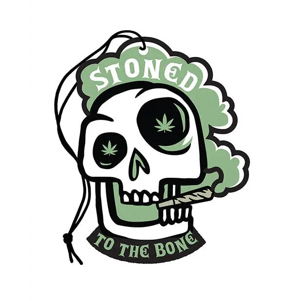 Wood Rocket Stoned to the Bone Air Freshener - Pine