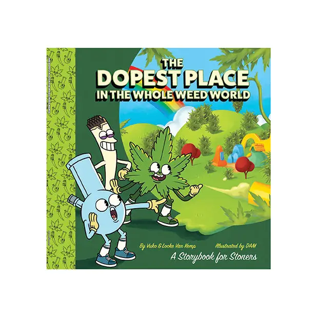 Wood Rocket The Dopest Place in the Whole Weed World Adult Storybook