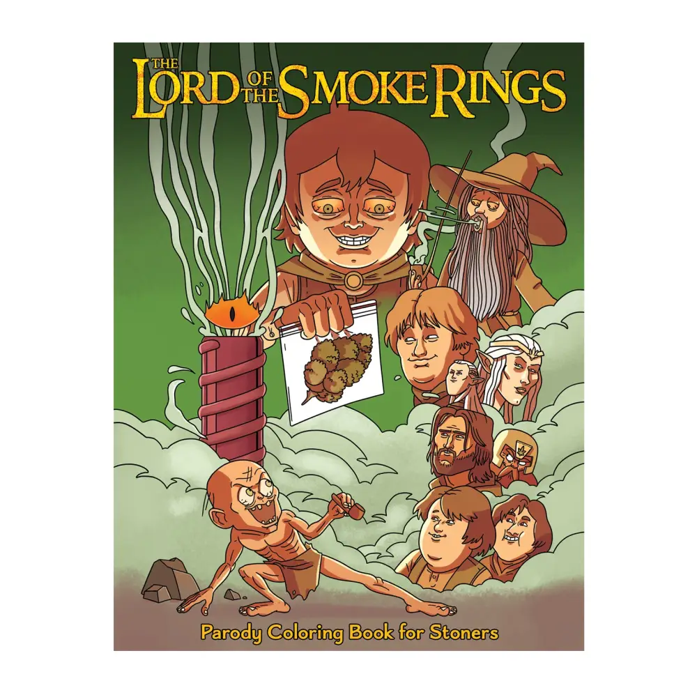 Wood Rocket The Lord of the Smoke Rings Coloring Book