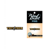 Wood Rocket They/Them Pin, Black/Gold