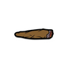 Wood Rocket Weed Blunt Pin, Brown