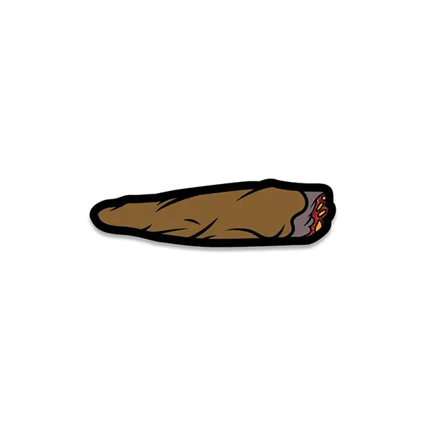 Wood Rocket Weed Blunt Pin, Brown