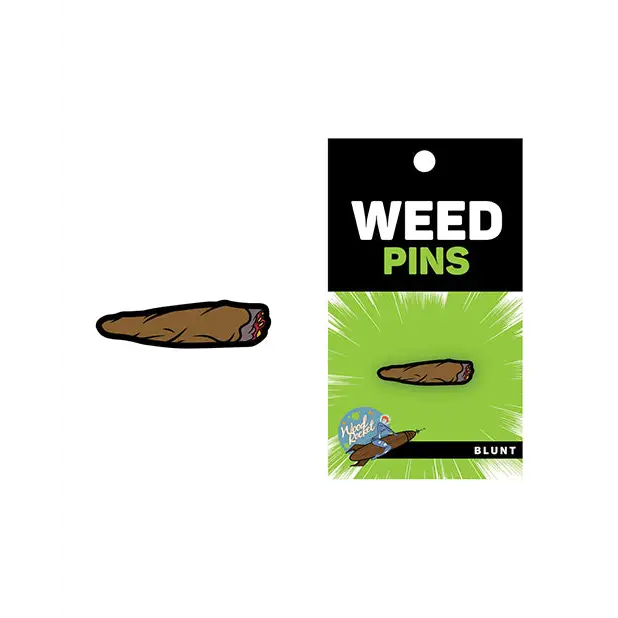 Wood Rocket Weed Blunt Pin, Brown