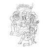 Wood Rocket Who Smokes Weed Adult Coloring Book