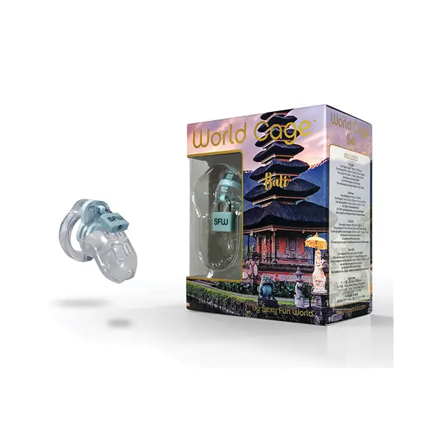 World Cage Bali Male Chastity Kit, Small 70 mm x 32 mm