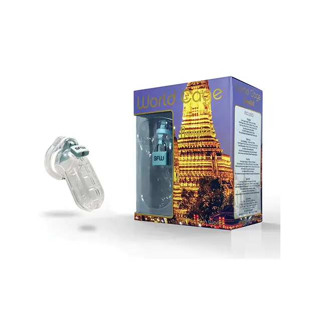 World Cage Bangkok Male Chastity Kit, Large 105 mm x 40 mm