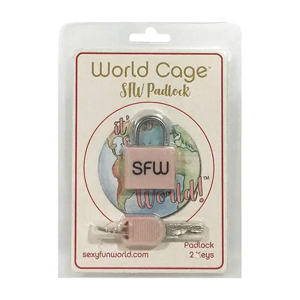 World Cage SFW Padlock w/2 Keys