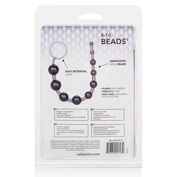 X-10 Beads - Black - Anal Products