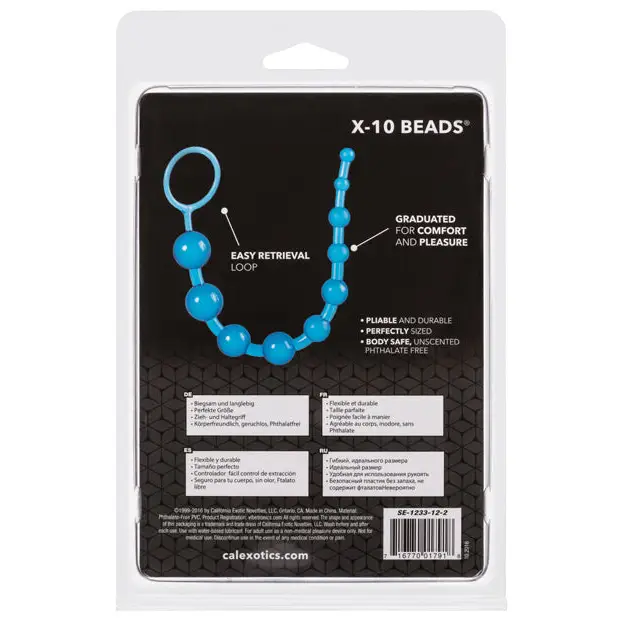 X-10 Beads - Blue - Anal Products