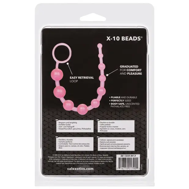 X-10 Beads - Pink - Anal Products