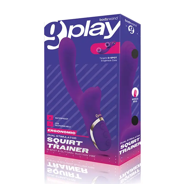XGen Bodywand G-Play Dual Stimulation Squirt Trainer - Purple