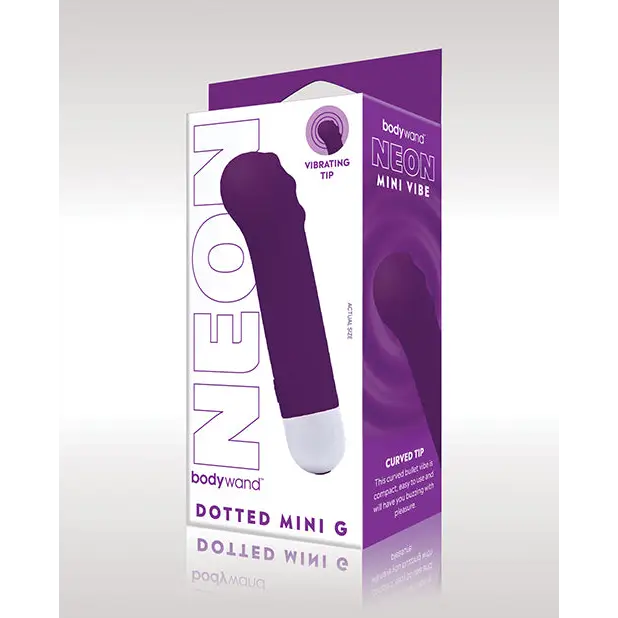 XGen Bodywand Neon Mini Dotted G Vibe - Neon Purple
