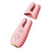 Zalo Nave Vibrating Nipple Clamps - Coral Pink - Bondage Blindfolds & Restraints
