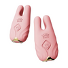 Zalo Nave Vibrating Nipple Clamps - Coral Pink - Bondage Blindfolds & Restraints