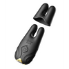 Zalo Nave Vibrating Nipple Clamps - Obsidian Black - Bondage Blindfolds & Restraints