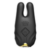 Zalo Nave Vibrating Nipple Clamps - Obsidian Black - Bondage Blindfolds & Restraints