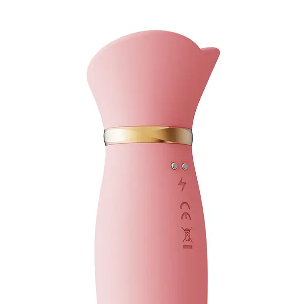 ZALO Rose Thruster - Strawberry Pink - Vibrators