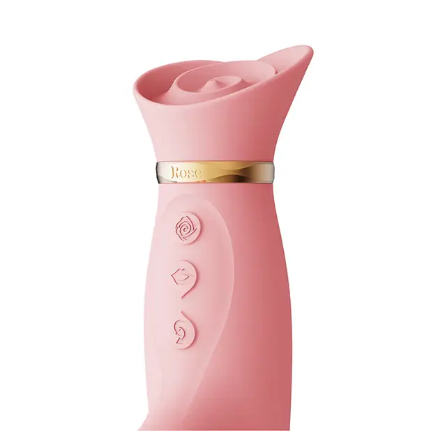 ZALO Rose Thruster - Strawberry Pink - Vibrators