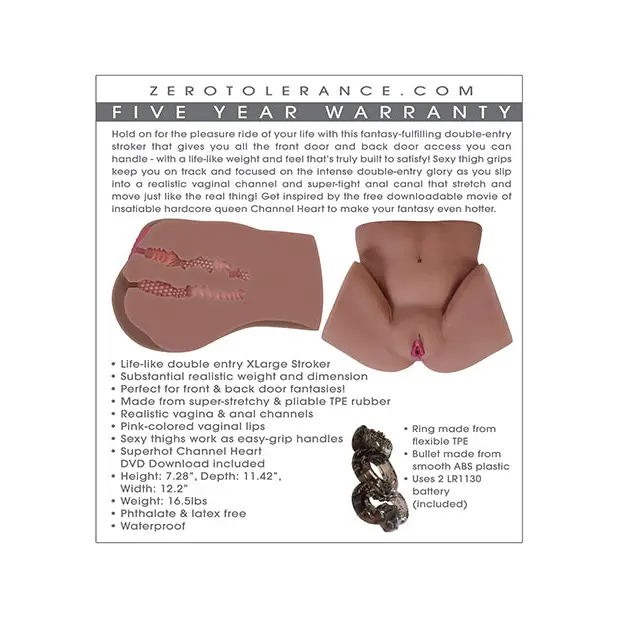Zero Tolerance Channel Heart Movie Download w/Realistic Body Stroker