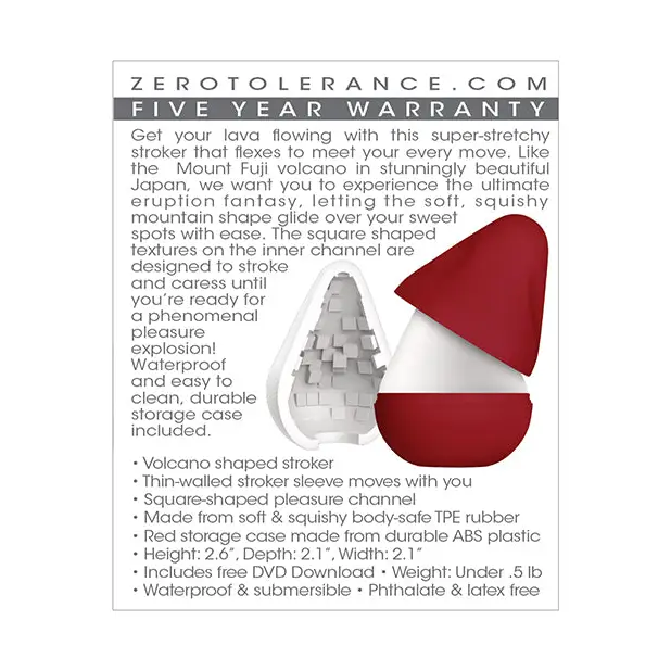 Zero Tolerance Fuji Stroker, White