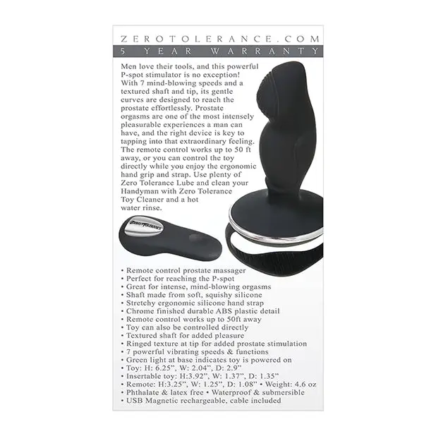 Zero Tolerance Handyman, Black