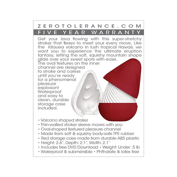 Zero Tolerance Kilauea Stroker, White