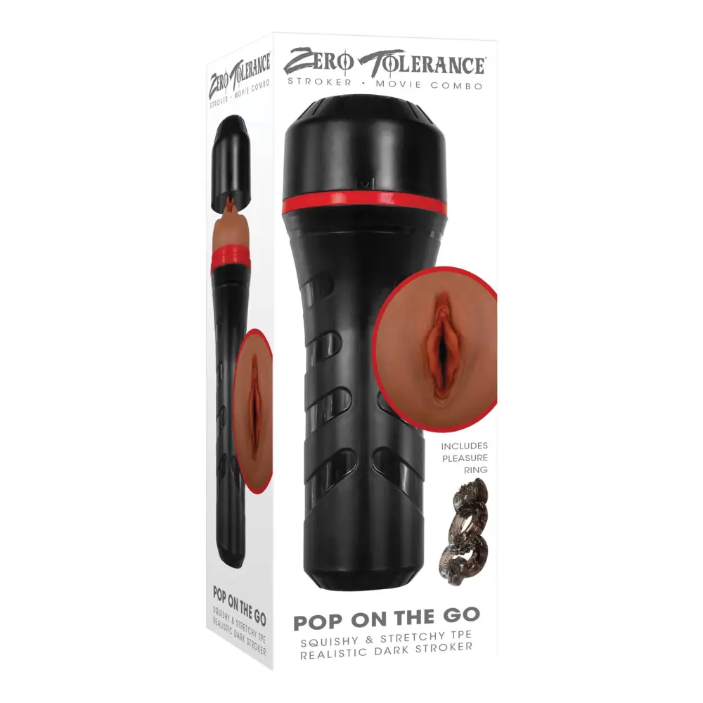 Zero Tolerance Pop On the Go Stroker, Dark