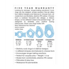 Zero Tolerance Ring a Ding Ding Set of 4 Cock Rings, Blue