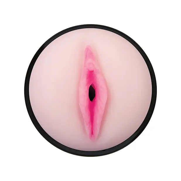 Zero Tolerance Shell Shock Rechargeable Vibrating Stroker, Black/Flesh